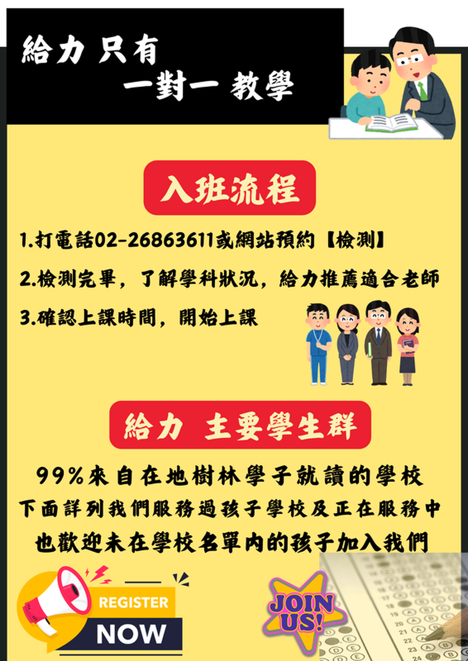 樹林給力補習班怎麼選?在地人推薦這幾間超讚!