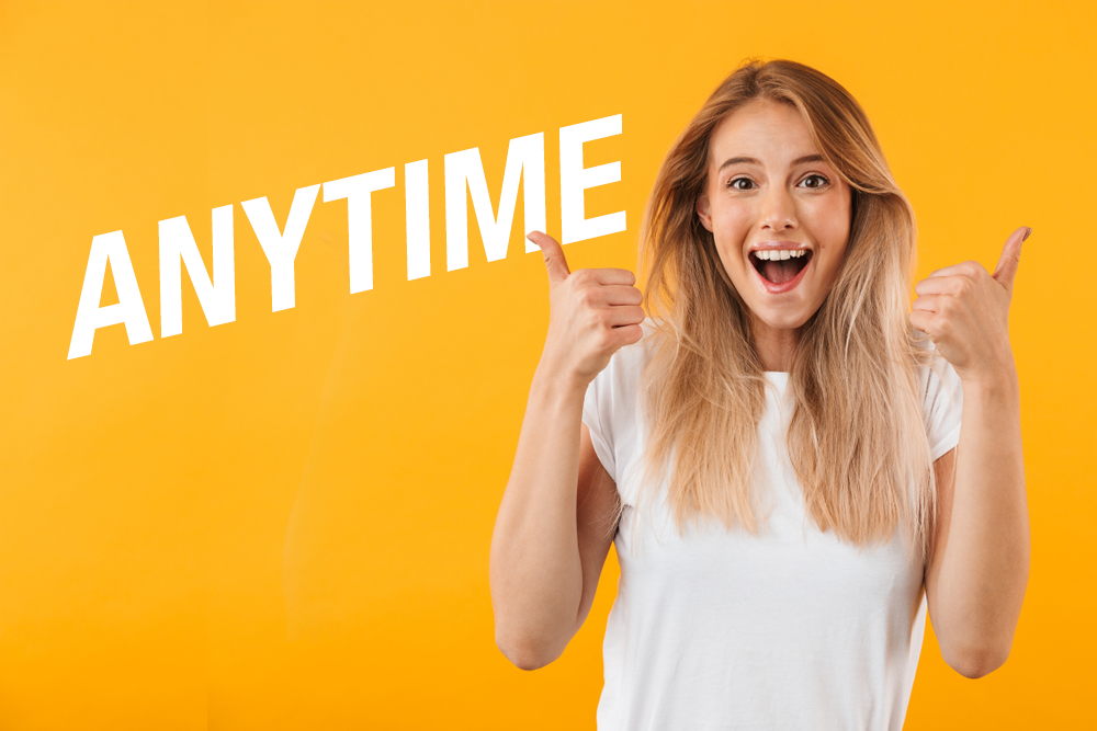 anytime用法很簡單,幾個例句讓你馬上學會!